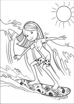 coloring page Groovy Girls